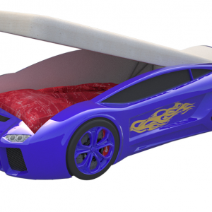 Кровать-машинка ''Ламба Next'' с подъёмным механизмом и матрасом